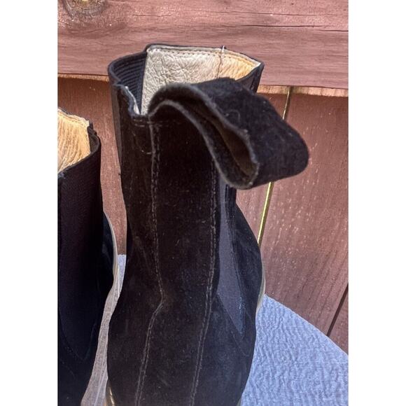Men\'s Santimon Black Suede Ankle Boots Size 245mm US 7 main image 4